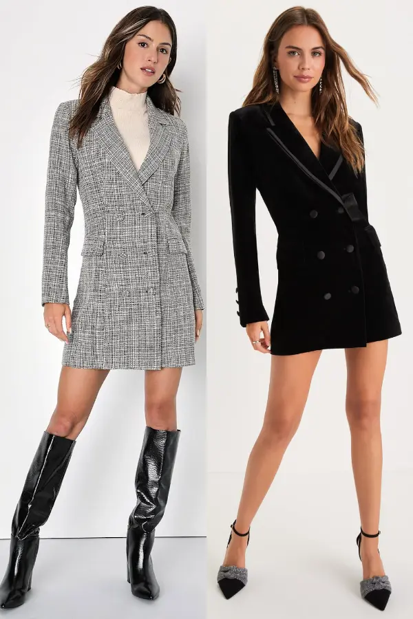 Styling Blazer Mini Dress