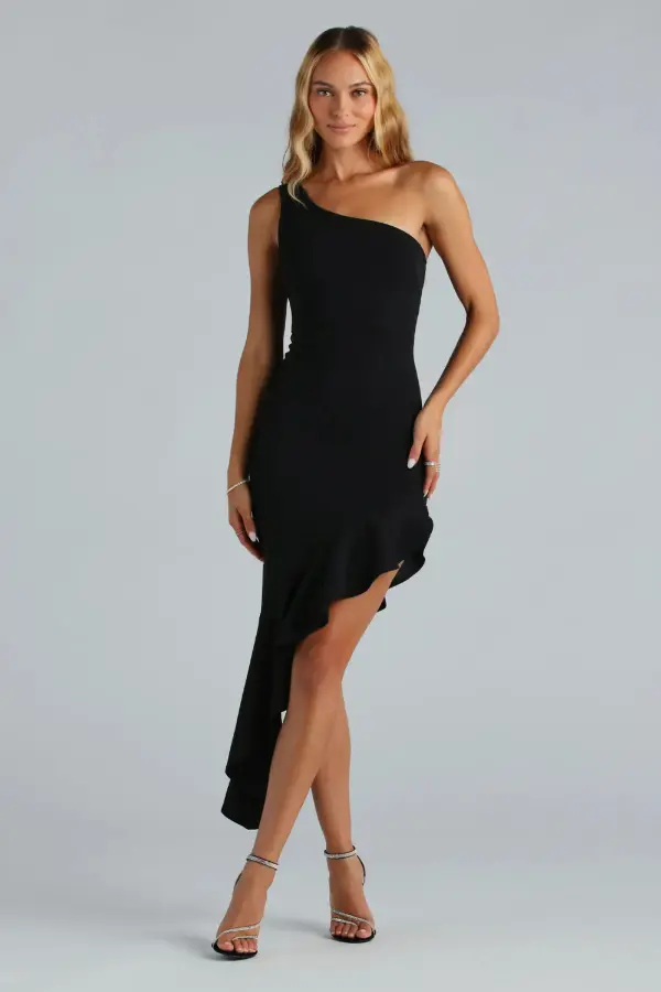 Black Graduation Dress College Classy