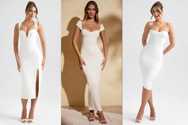 White Dress Graduation Inspo