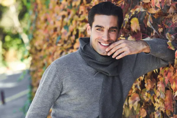 How Men Wear Scarf