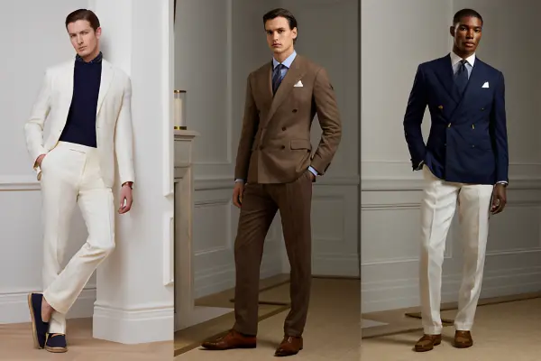 Male wedding guest outfits