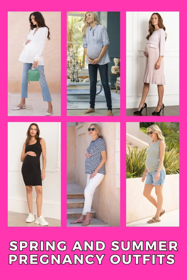 Spring and Summer Pregnancy Outfits 