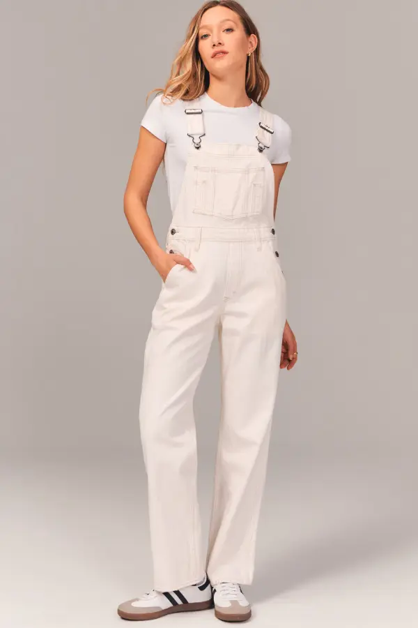 Cream Overalls