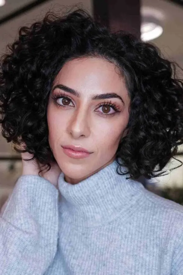 Cute Short Curly Hairstyles