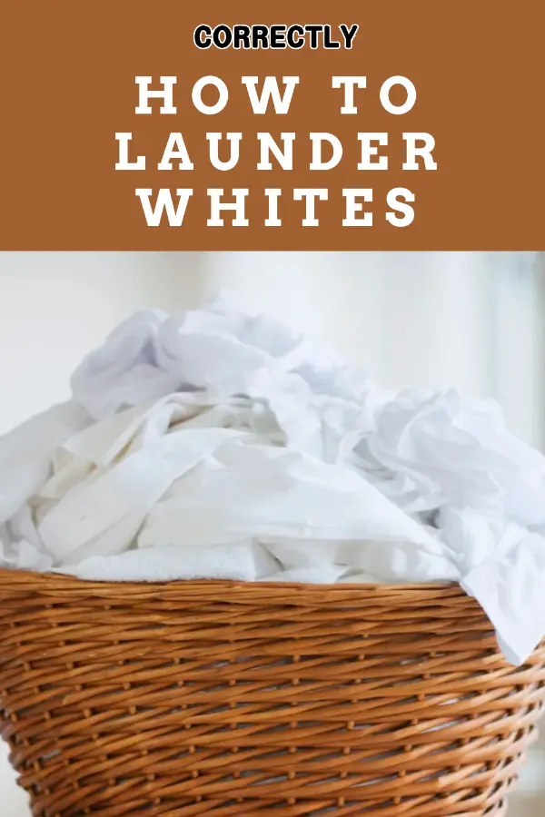 How to Launder Whites
