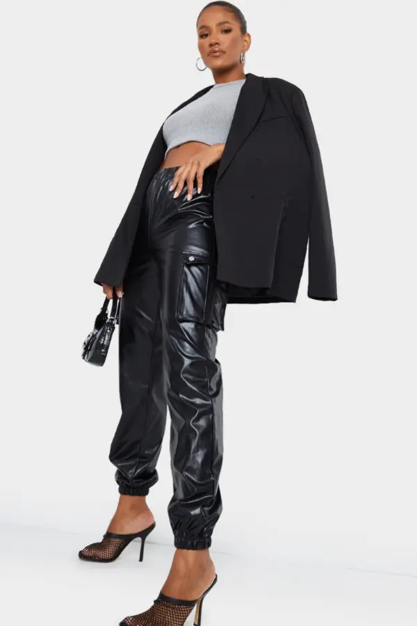 Leather Cargo Pants Outfit