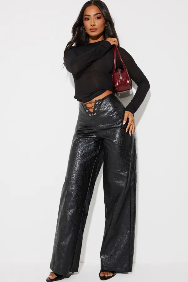 Leather Pants Club Outfit