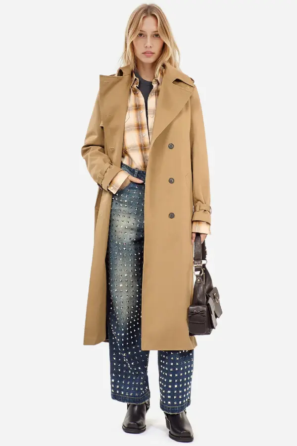 Long Beige Coat