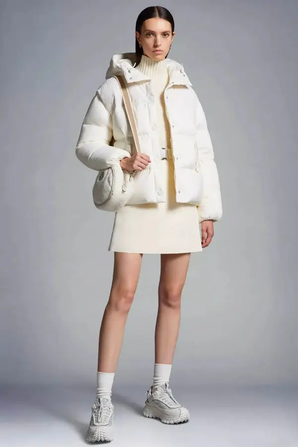 White Puffer Jacket Outfit