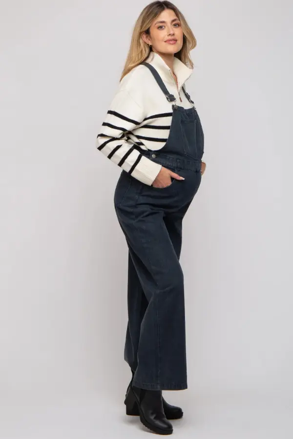 Maternity Overalls Outfit Winter