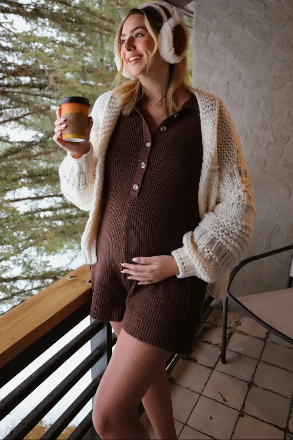 Pregnancy Romper Outfit Winter