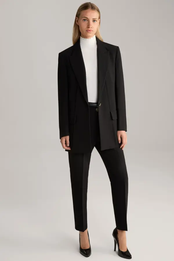 Black Blazer Formal Outfit Women