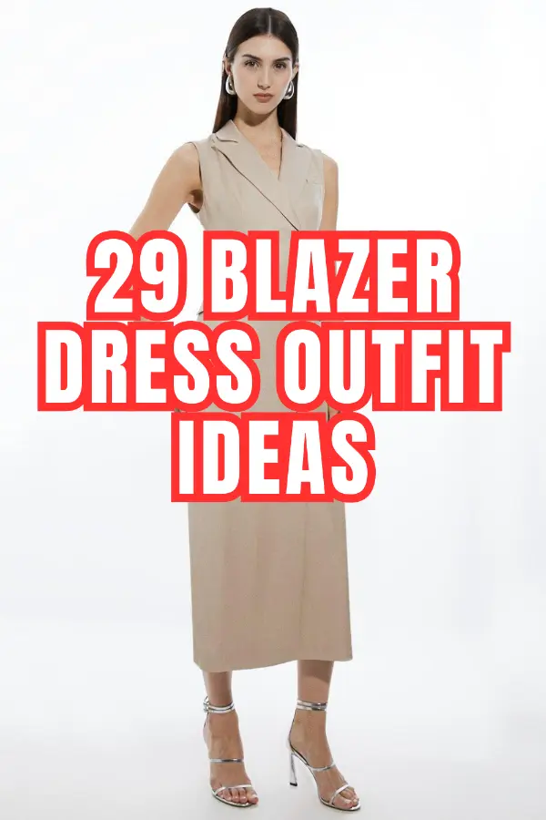 Blazer Dress Outfit Ideas