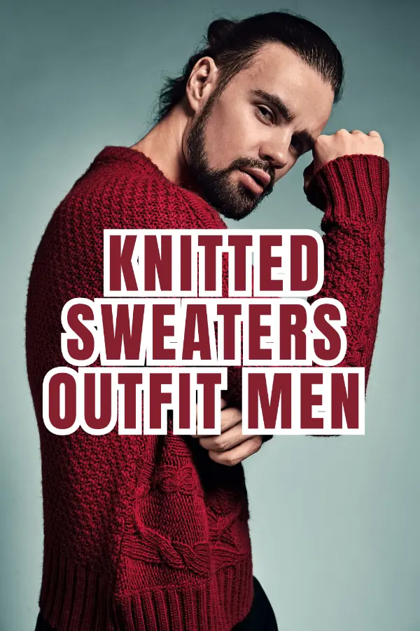 Knitted Sweaters Outfit Men