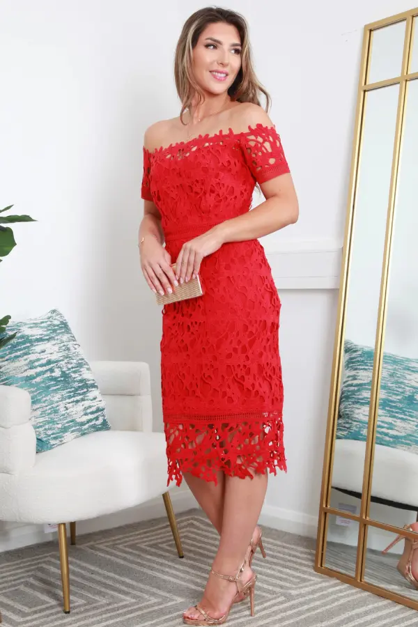 Lace Midi Dress