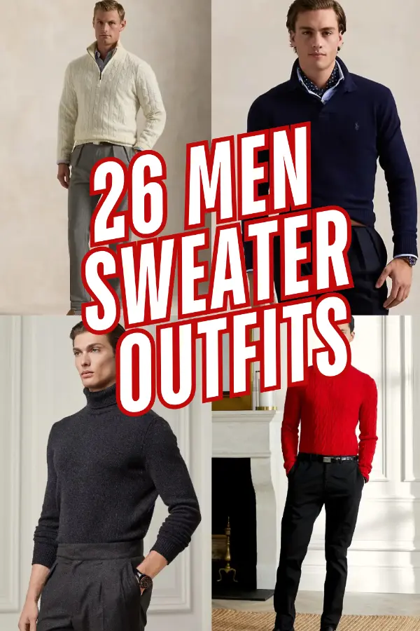 Men Sweater Outfits