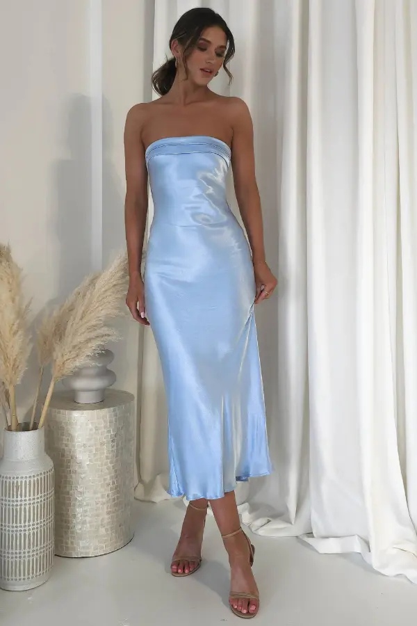 Pastel Satin Dress