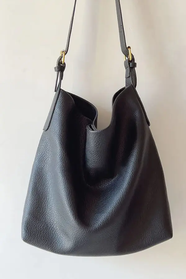 Simple Soft Leather Handbags