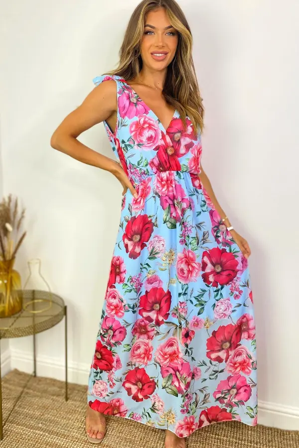 Summer Floral Maxi Dress