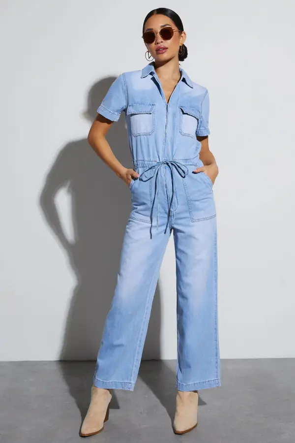 Women's Denim Jumpsuit