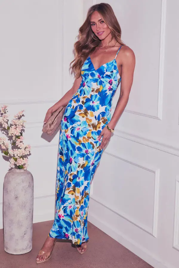 Floral Maxi Dress Outfit Casual