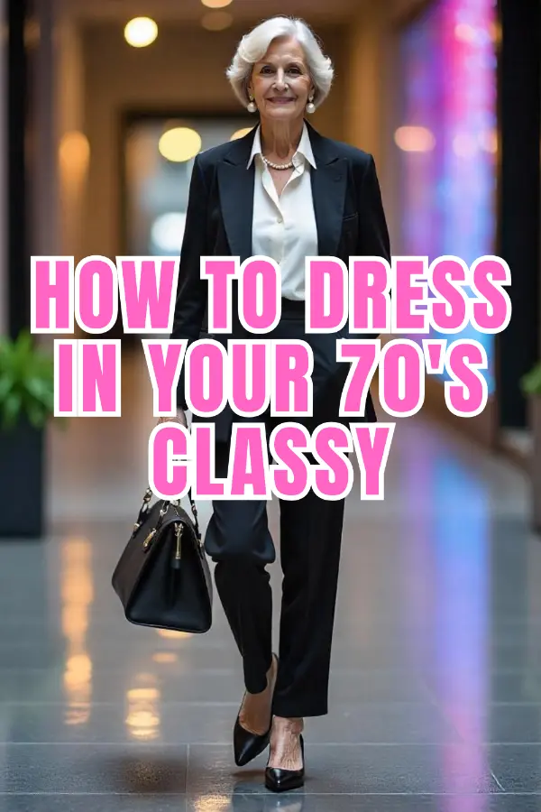 How to Dress in Your 70's Classy