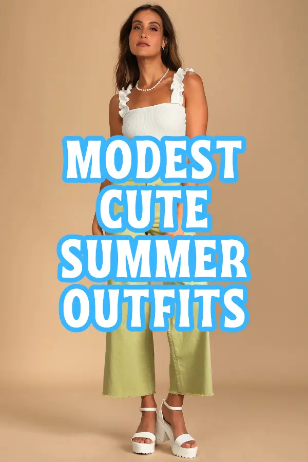 Modest Cute Summer Outfits