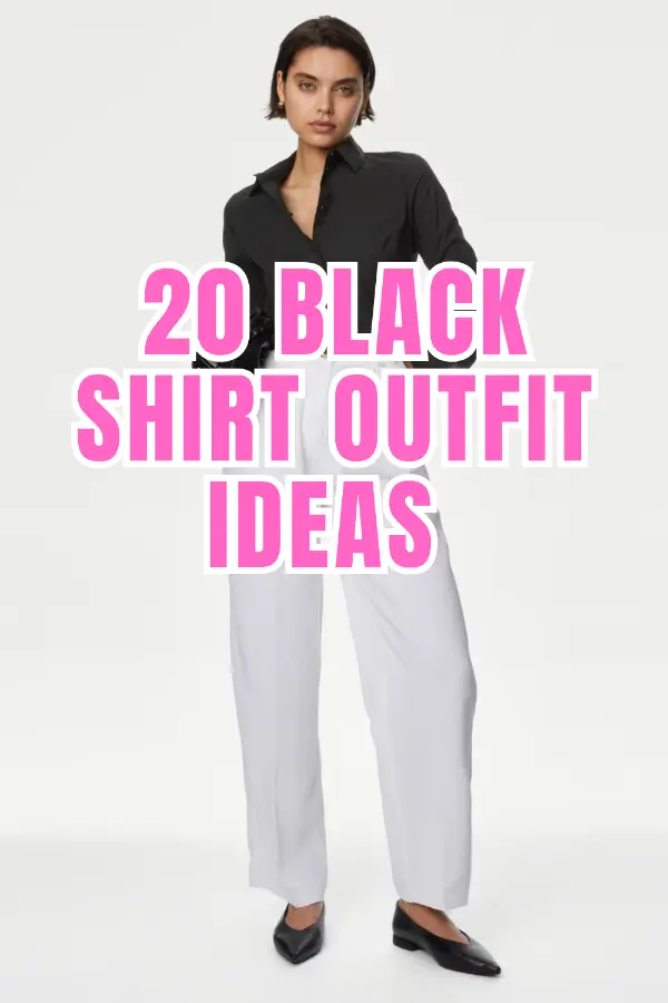 Black Shirt Outfit Ideas