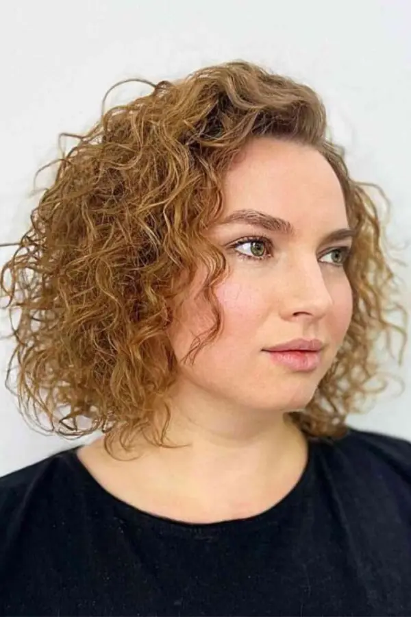 Bob Cut For Round Face Curly Hair