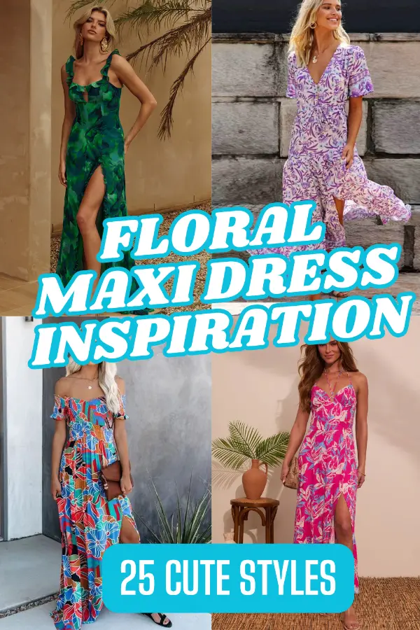 Floral Maxi Dress Inspiration