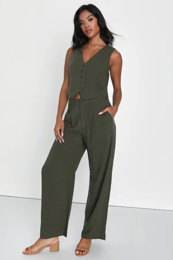Linen Pants Women Outfit