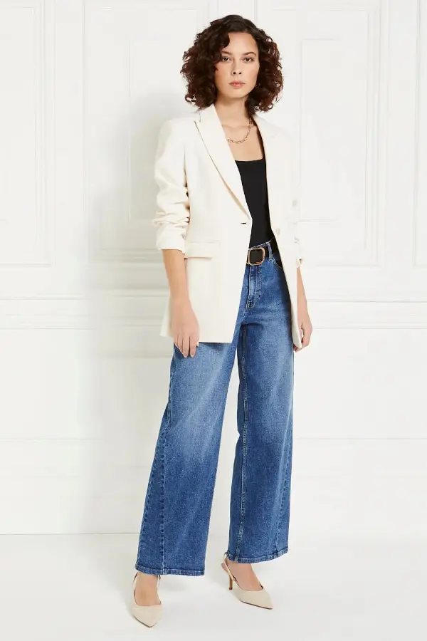 White Blazer Outfits For Women