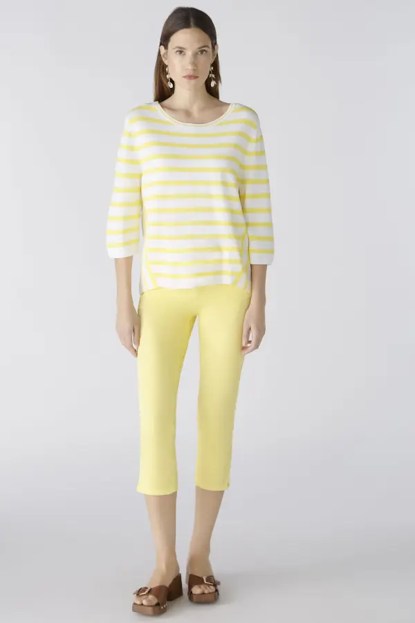 Yellow Capri Pants Outfit
