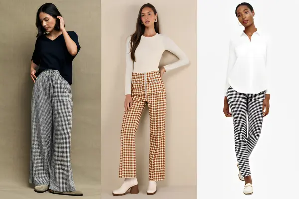 Gingham Pants