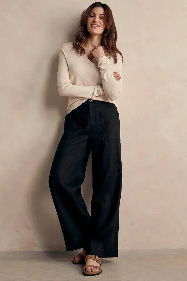 High Waist Wide Leg Pants