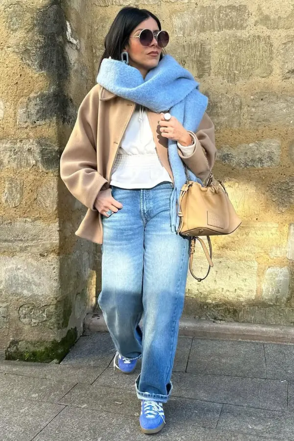How to Dress Baggy Jeans n Winter