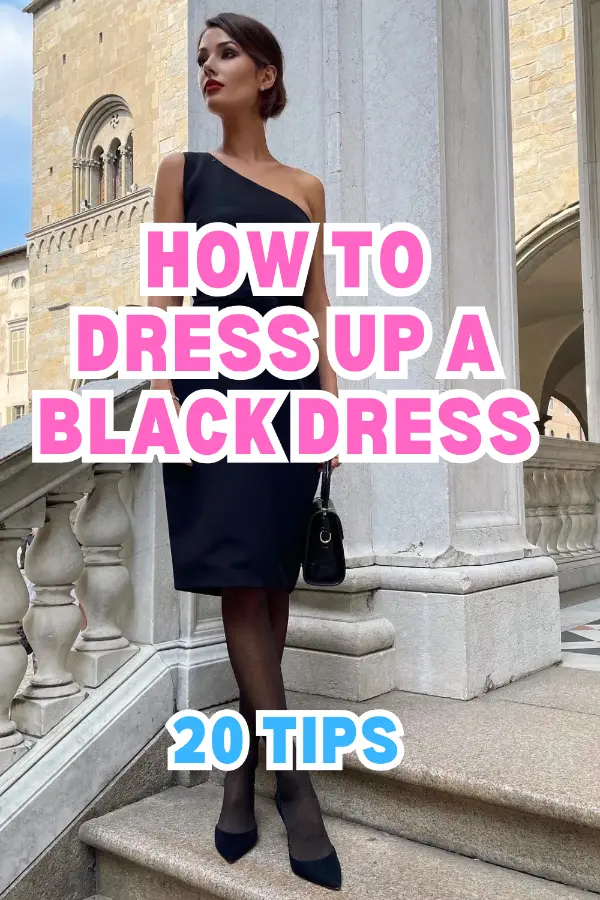 How to Dress up a Black Dress - Tips
