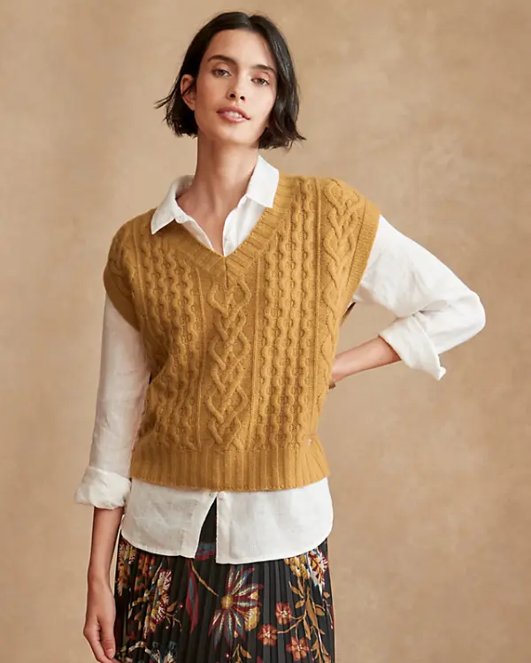 How to Style a Vest Sweater