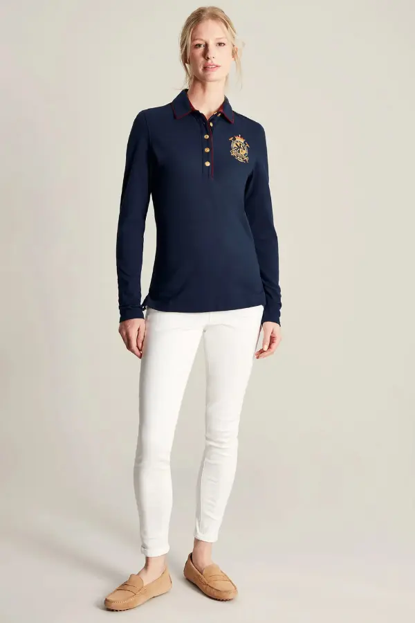 How to Style Long Sleeve Polo Women