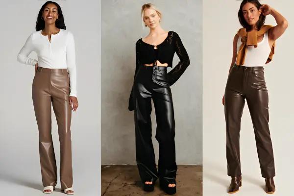 How to Wear Leather Pants Women