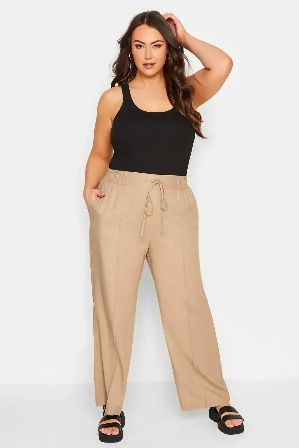 Linen Pants Outfit Plus Size