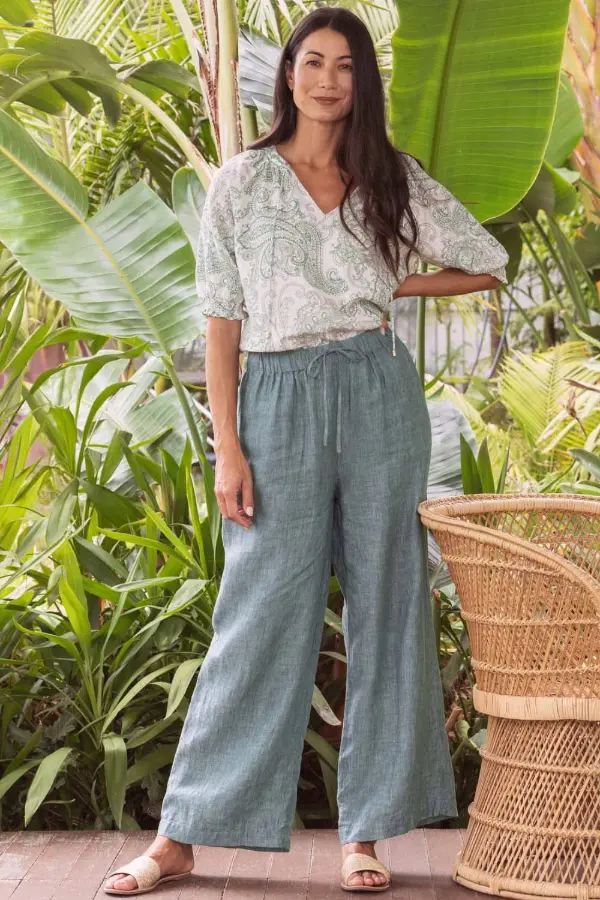 Linen Pants Outfit Summer