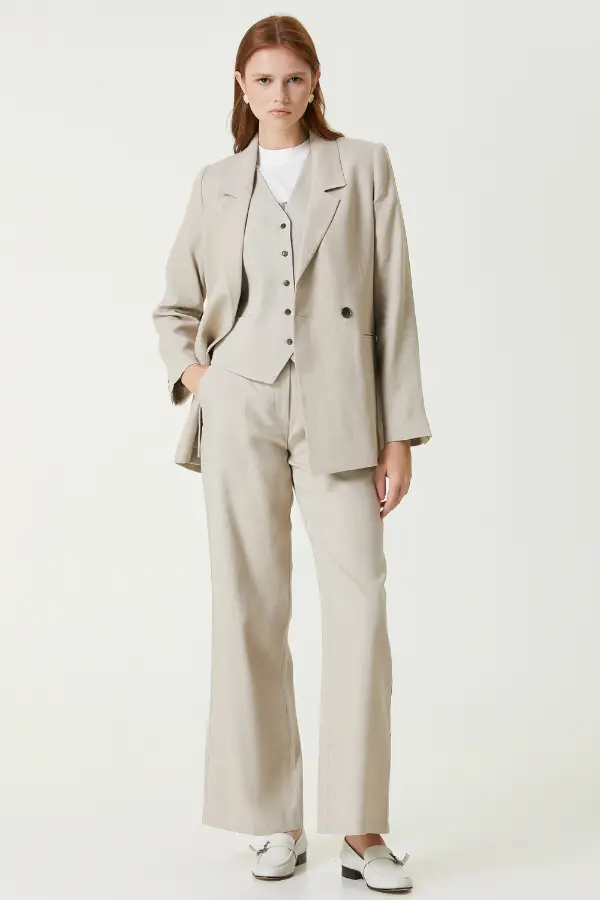Linen Pants Outfit Winter