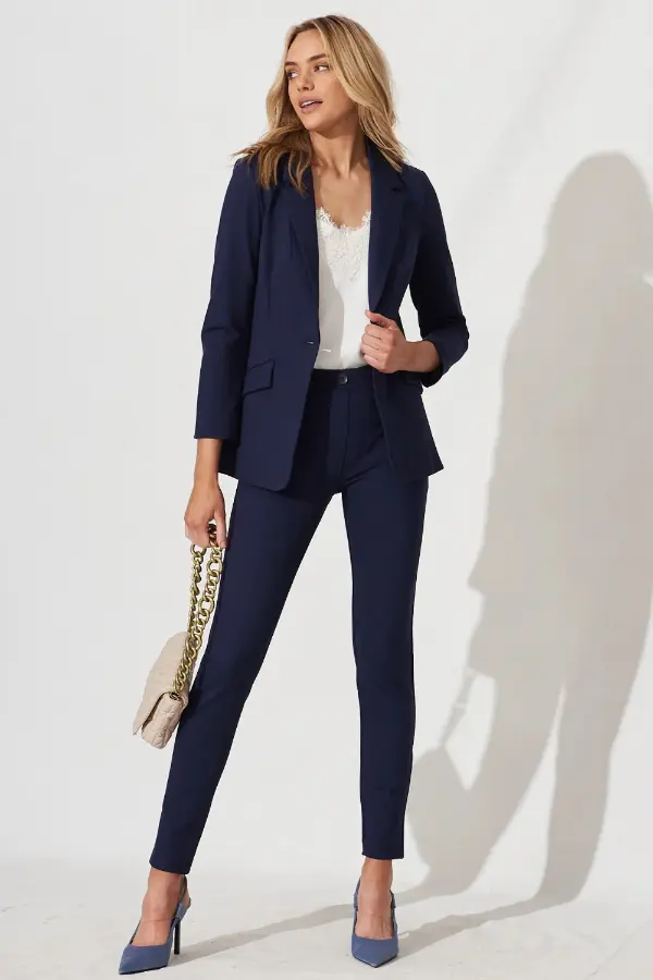 Navy Blazer Outfit