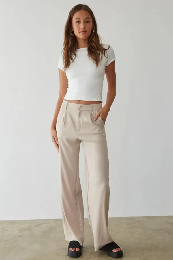 Wide Leg Pants Outfit Casual