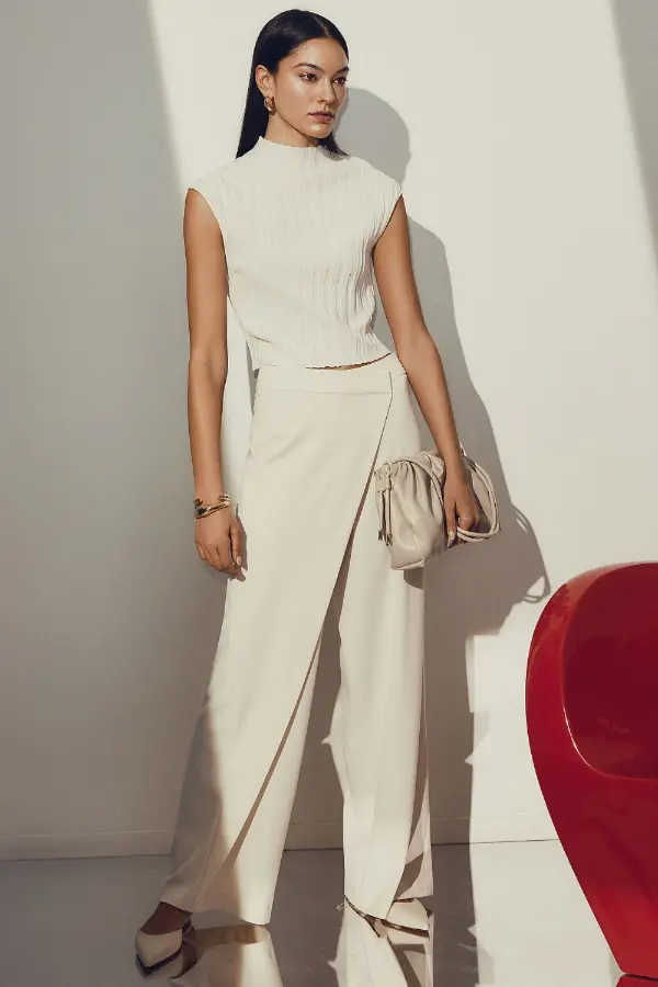 Wide Leg Pants Outfit Dressy