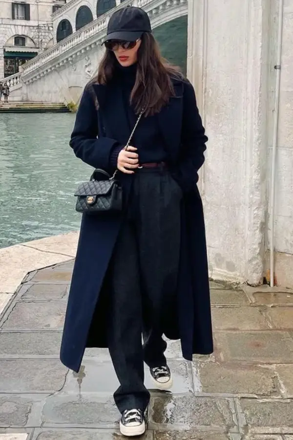 Wide Leg Pants Outfit Winter