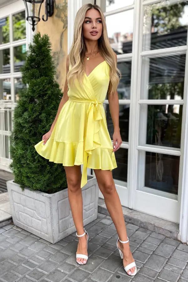 Yellow Mini Dress