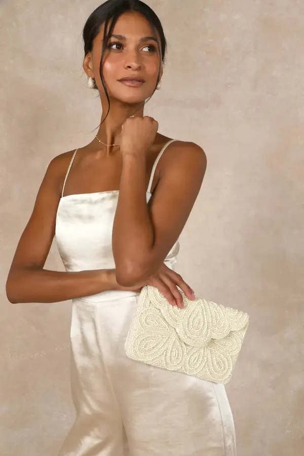 Cream Handbag