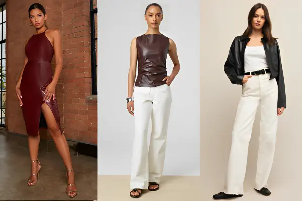 Faux Leather Outfits